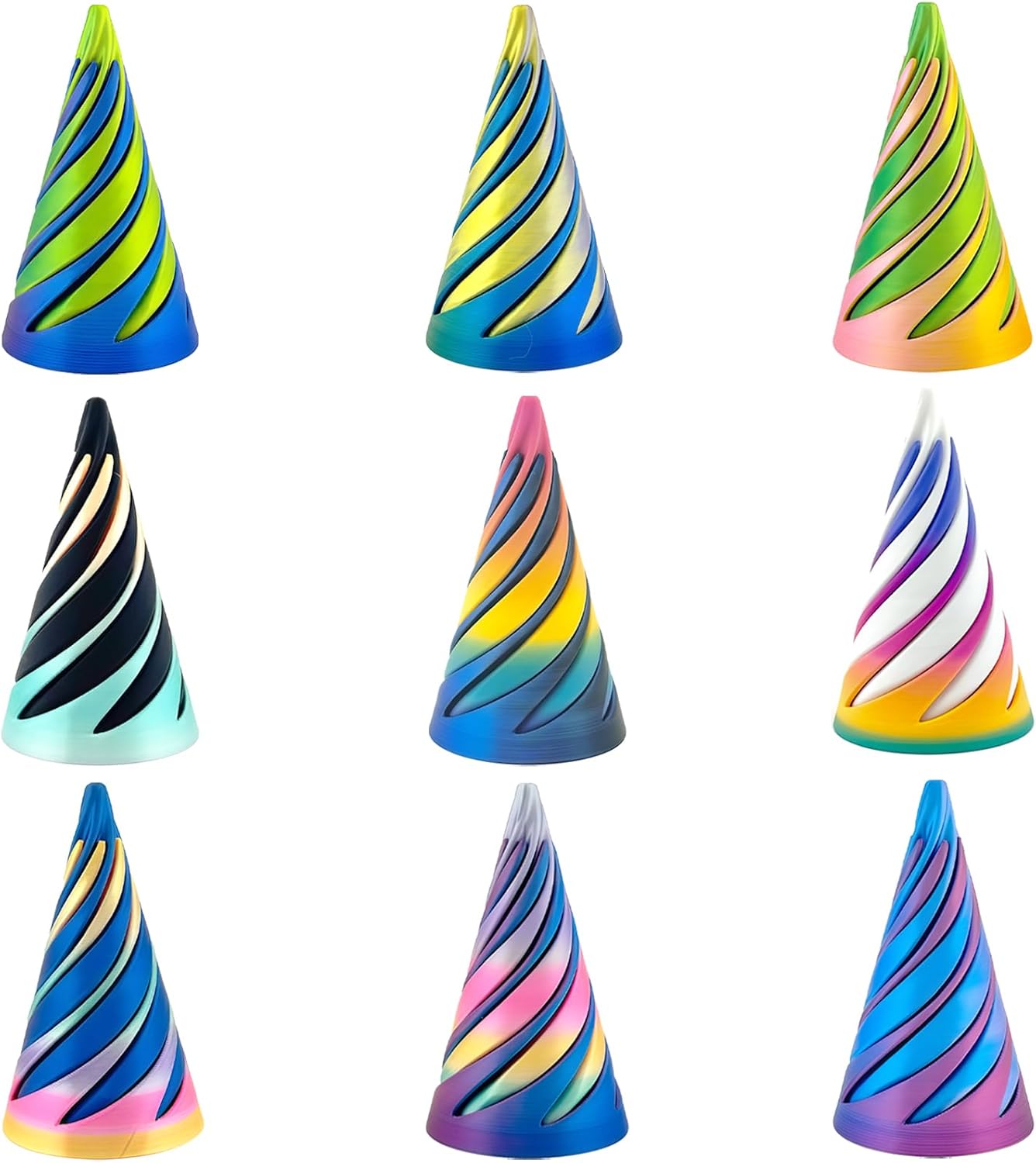 Detalle 2 de Impossible Cone 6 Pack Spiral Toy 🧩