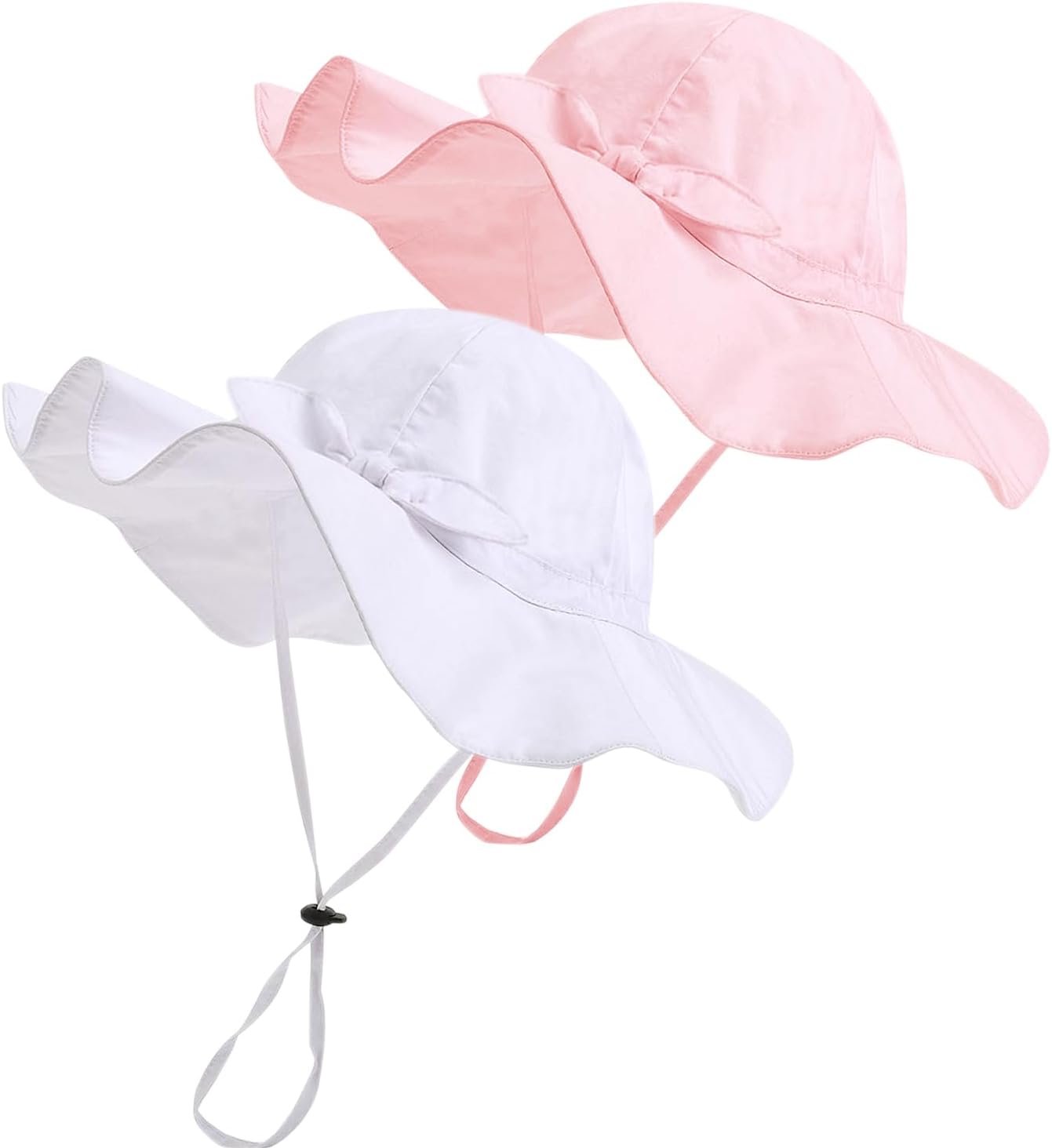 Detalle de Baby Girl Sun Hat with UPF 50+ Bucket