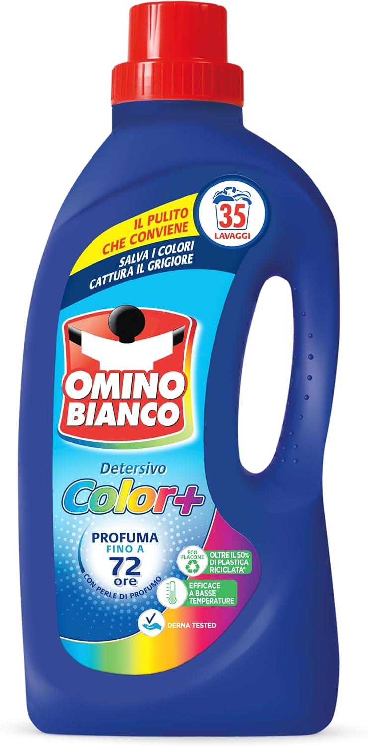 Thumbnail 1 de Omino Bianco Detersivo Lavatrice Liquido Color+ 105 Lavaggi – Formula Color+ per Capic Colorati