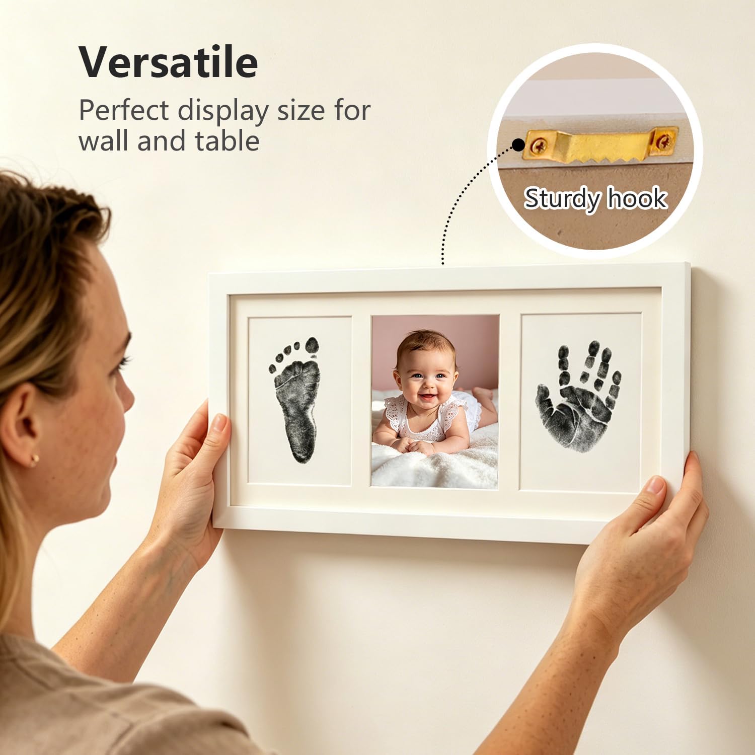 Thumbnail 5 de PewinGo Baby Handprint and Footprint Kit with 100% Clean-Touch Ink Pad 👶