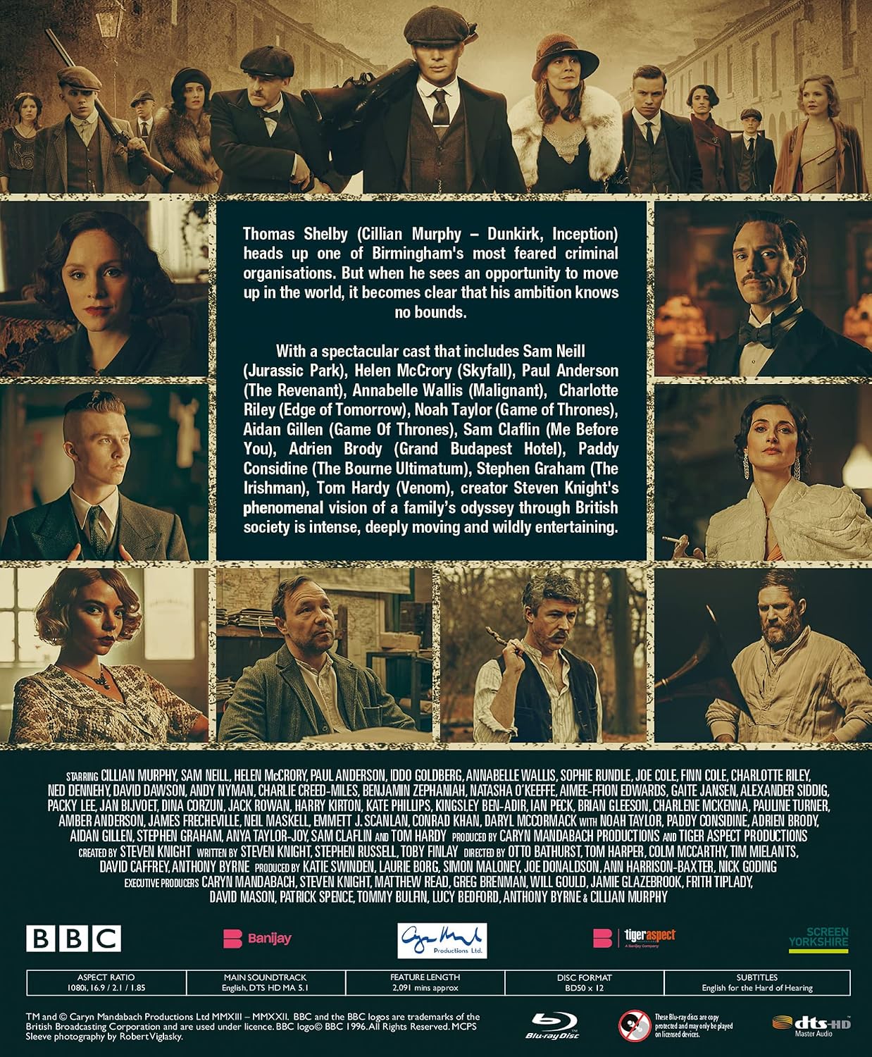 Thumbnail 1 de Peaky Blinders: The Complete Collection – 12-Disc Blu-ray Box Set (Spirit Entertainment)