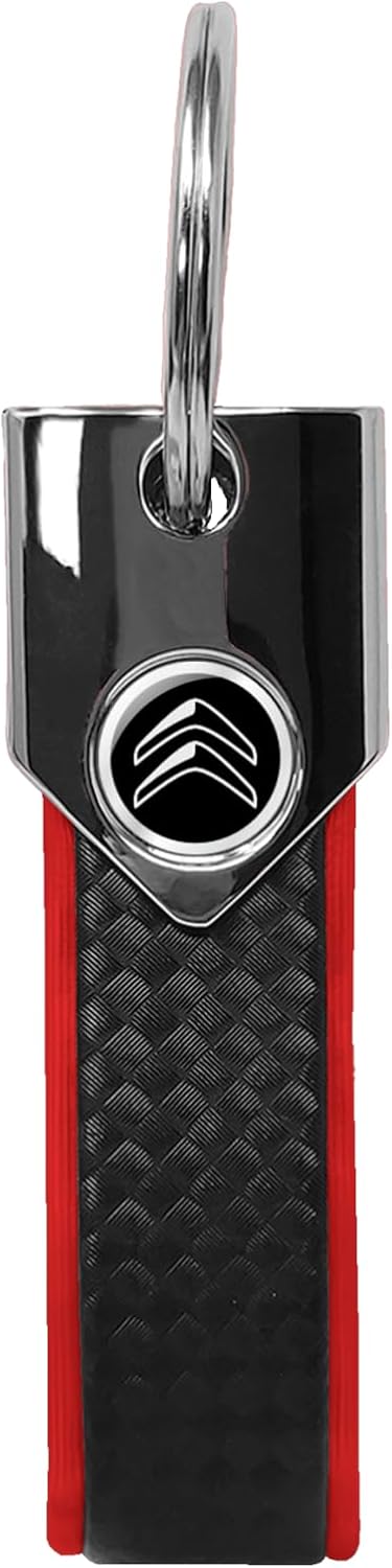 Detalle 2 de Citroën Portachiavi Olografico Ufficiale, Carbon – stile e durata in un accessorio d’autore