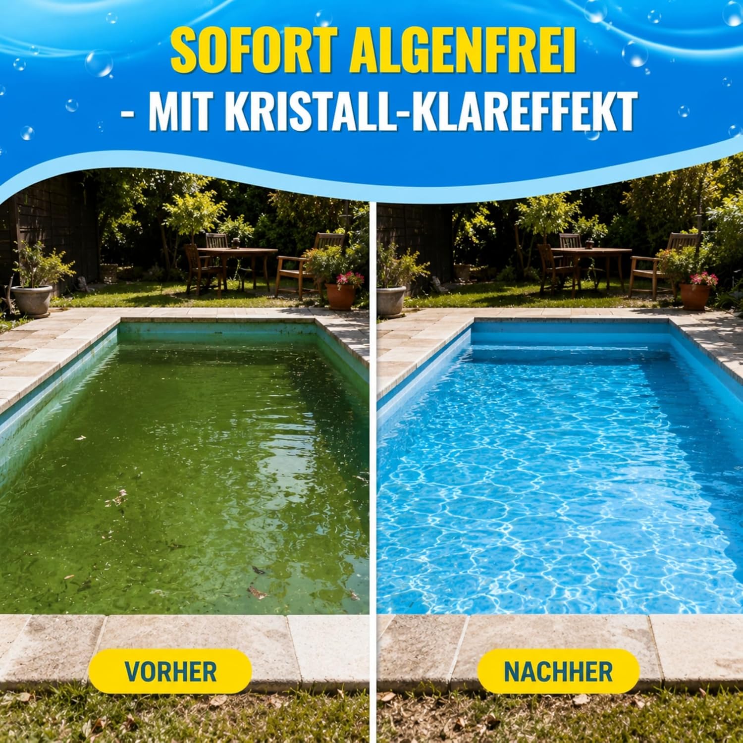 Thumbnail 3 de TerraUno Algizid für Pool – Algenvernichter mit Klareffekt, 5 L
