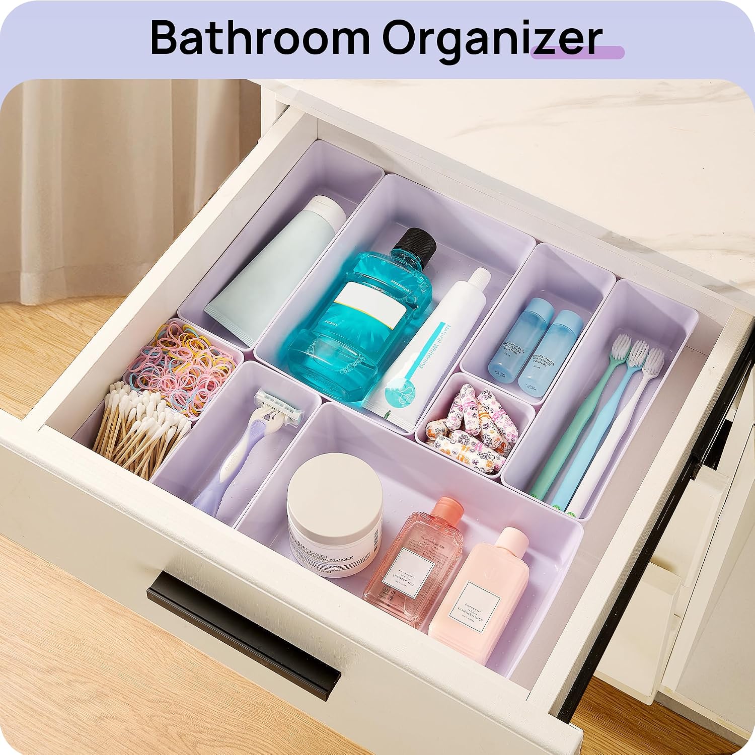 Thumbnail 4 de Vtopmart Plastic Drawer Organizers, 4 Sizes