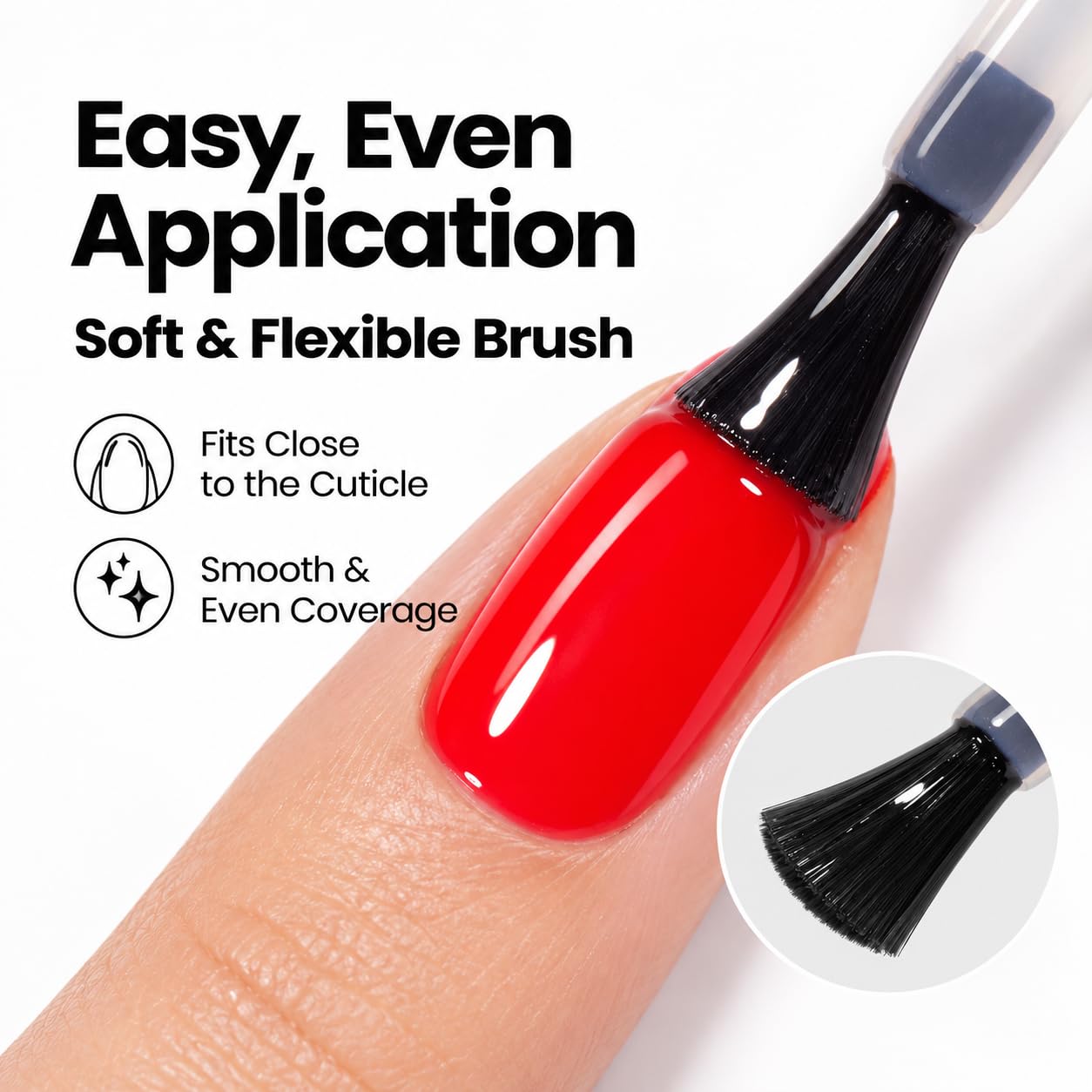 Thumbnail 3 de Beetles No Wipe Gel Top Coat (2-Pack, 15ml) — High Gloss, Long-Lasting Clear Finish