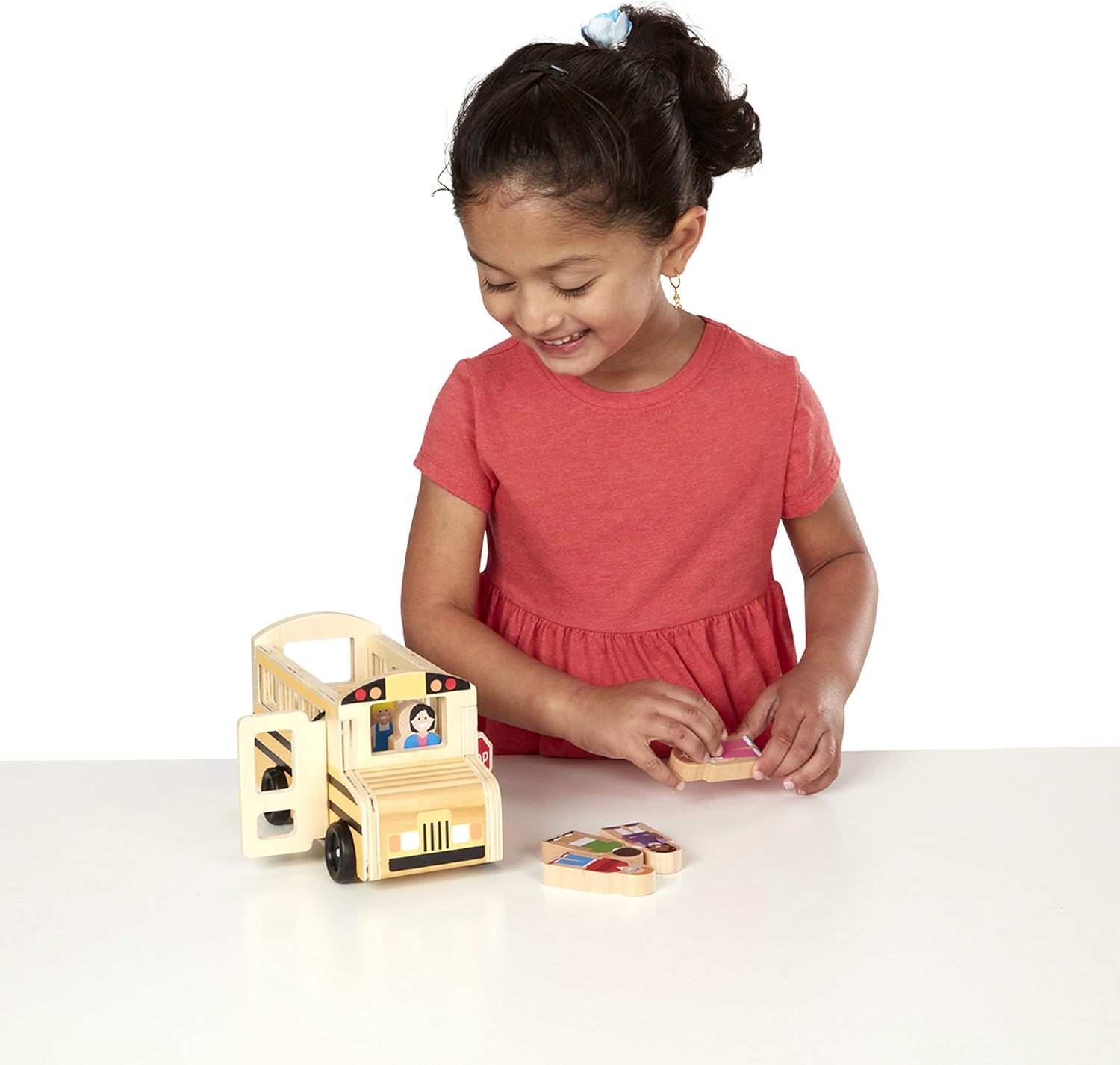 Thumbnail 6 de Melissa & Doug School Bus Wooden Play Set 8pc