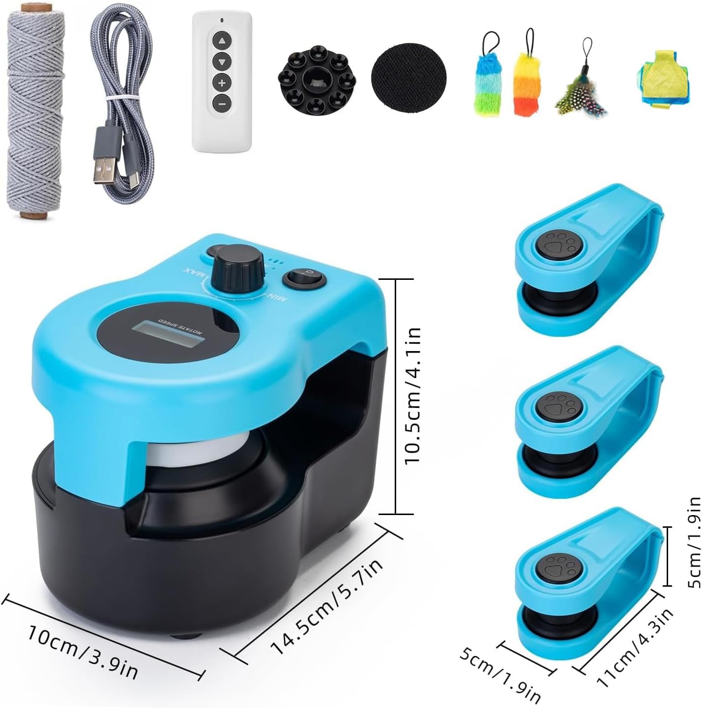 Thumbnail 1 de AOKUY Cat Toys New Cat Treadmill – automatic & remote control simulated hunting toy for indoor cats