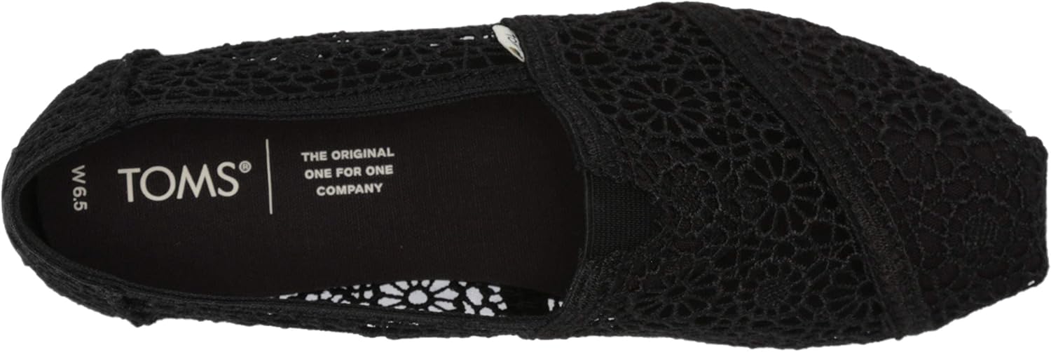 Thumbnail 4 de TOMS Womens Moroccan Crochet Alpargata