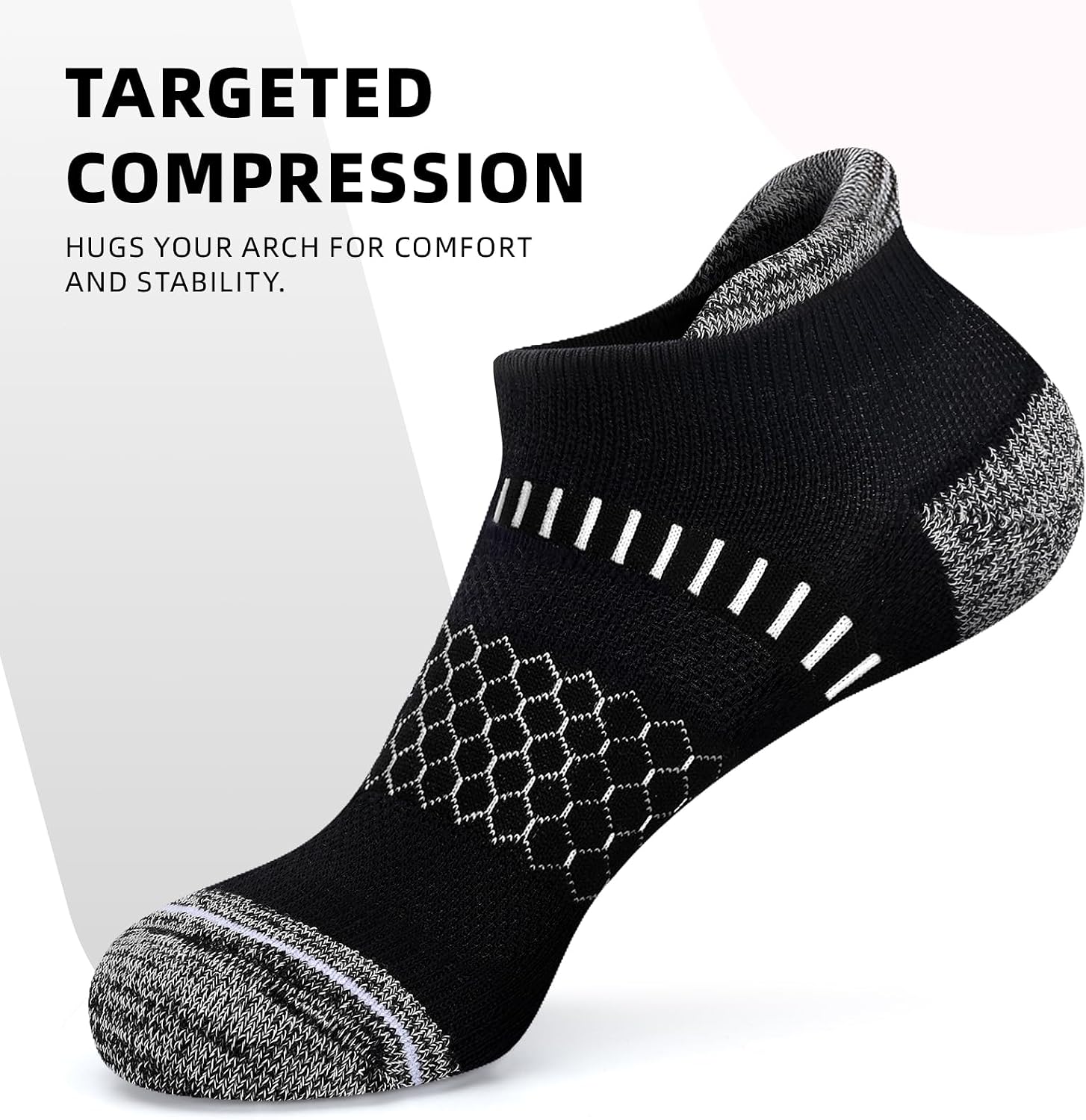 Detalle 2 de IRAMY Athletic Compression Socks Cotton