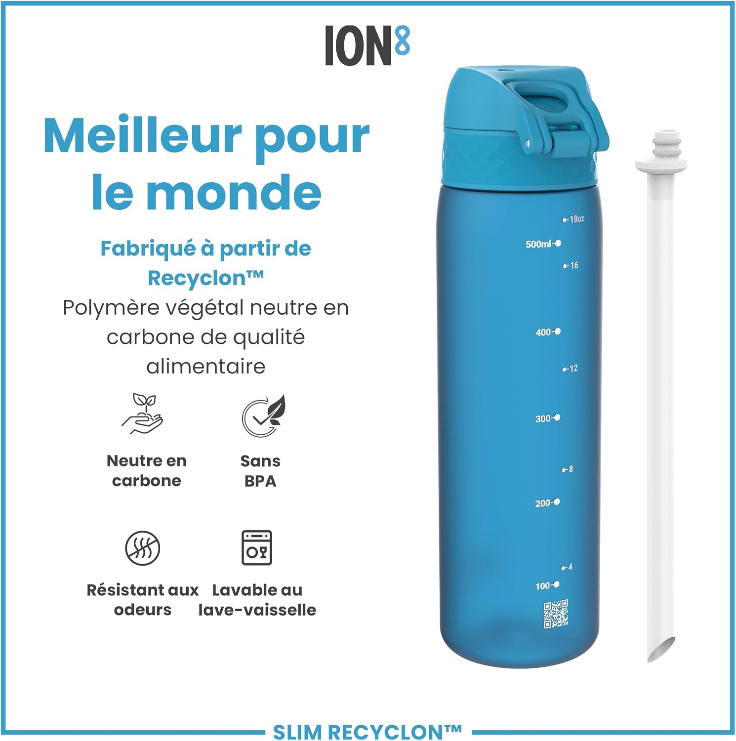 Thumbnail 4 de Ion8 Gourde Paille 500 ml 🥤