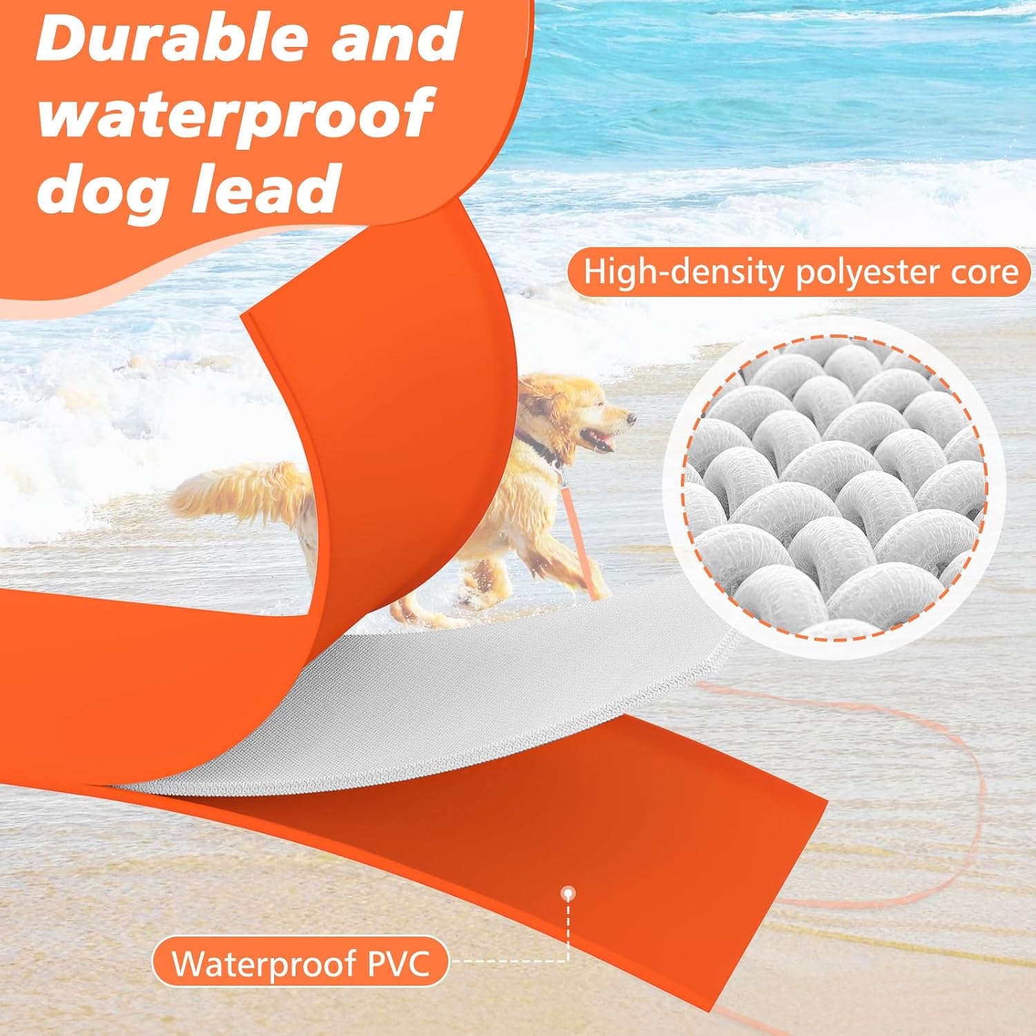 Detalle 2 de X XBEN Waterproof Training Lead 10M