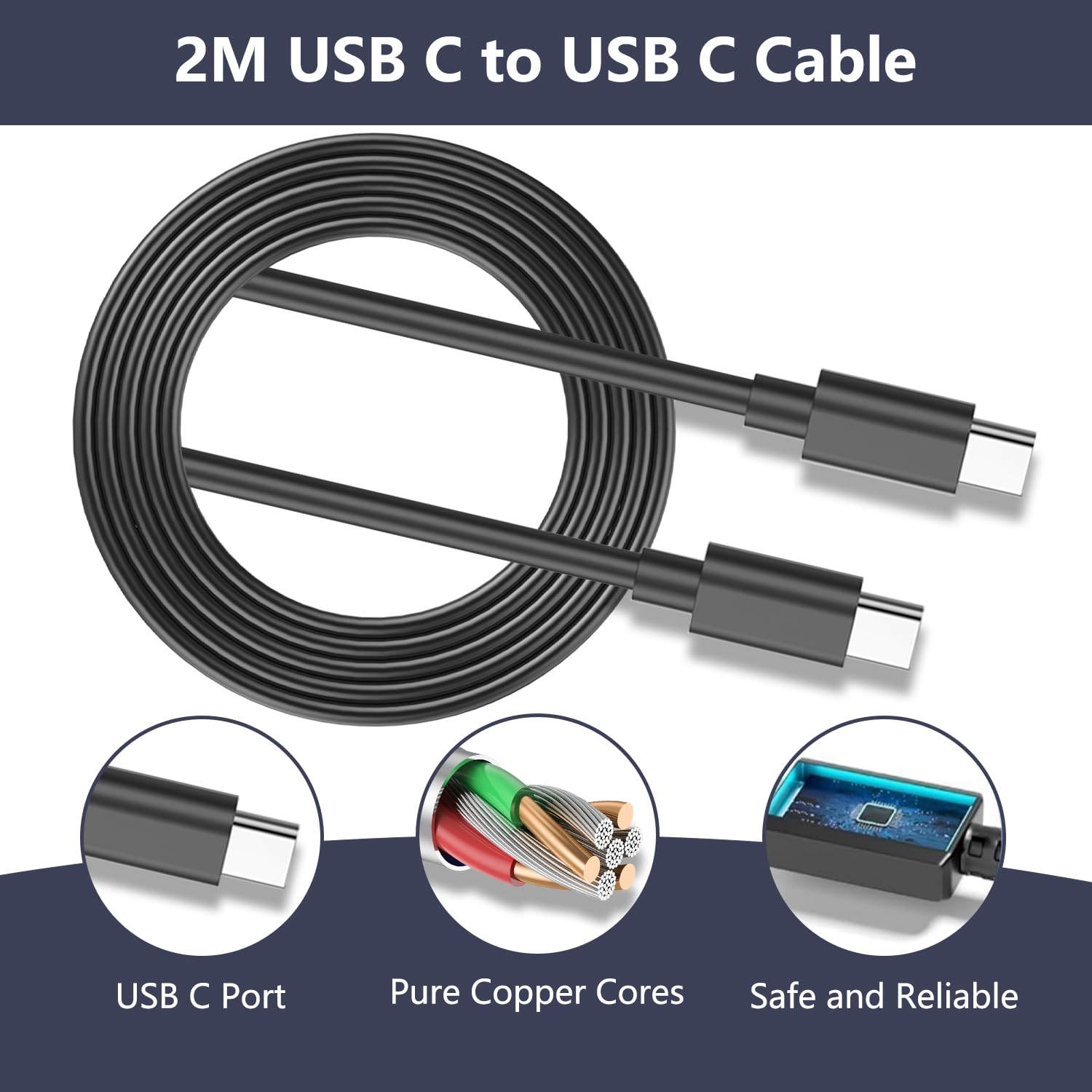 Detalle 1 de Samsung Galaxy S25 25W Fast Charger 2-pack with 2m cable