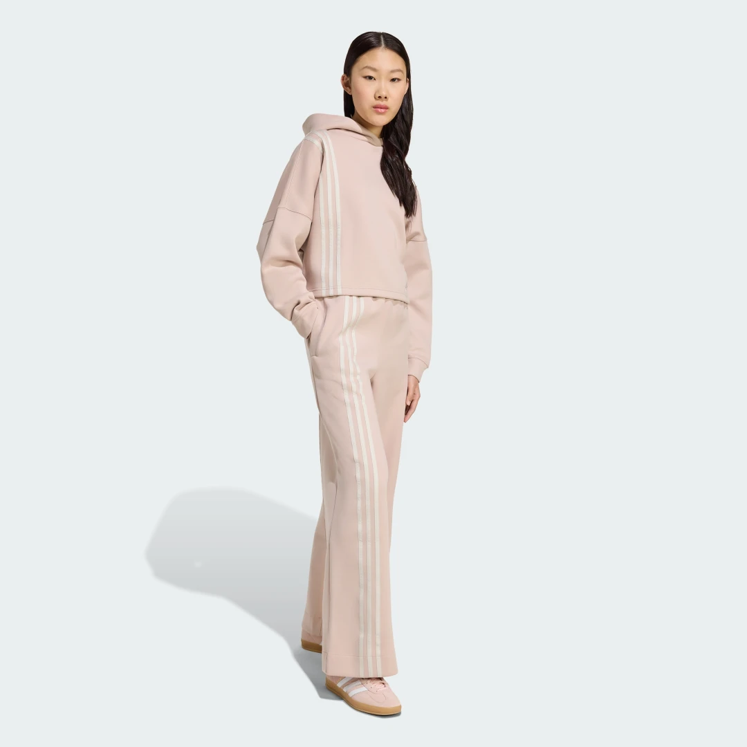 Thumbnail 2 de Adidas Off Placed 3 Stripes sudadera marrón con capucha