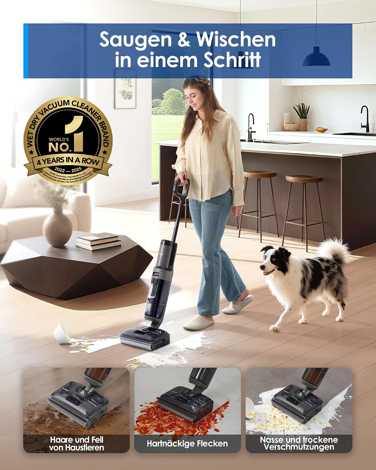 Detalle 2 de Tineco Floor ONE i6 Nass-Trockensauger 40âMin đ§č