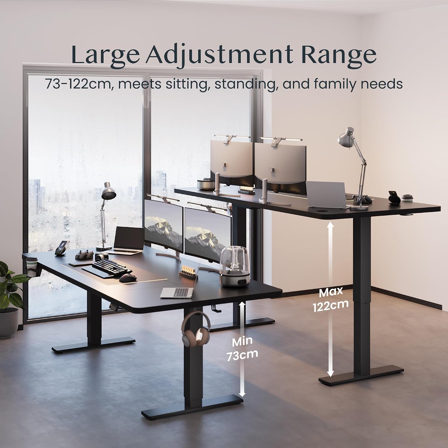 Detalle 2 de FLEXISPOT Bureau Assis Debout 180x80