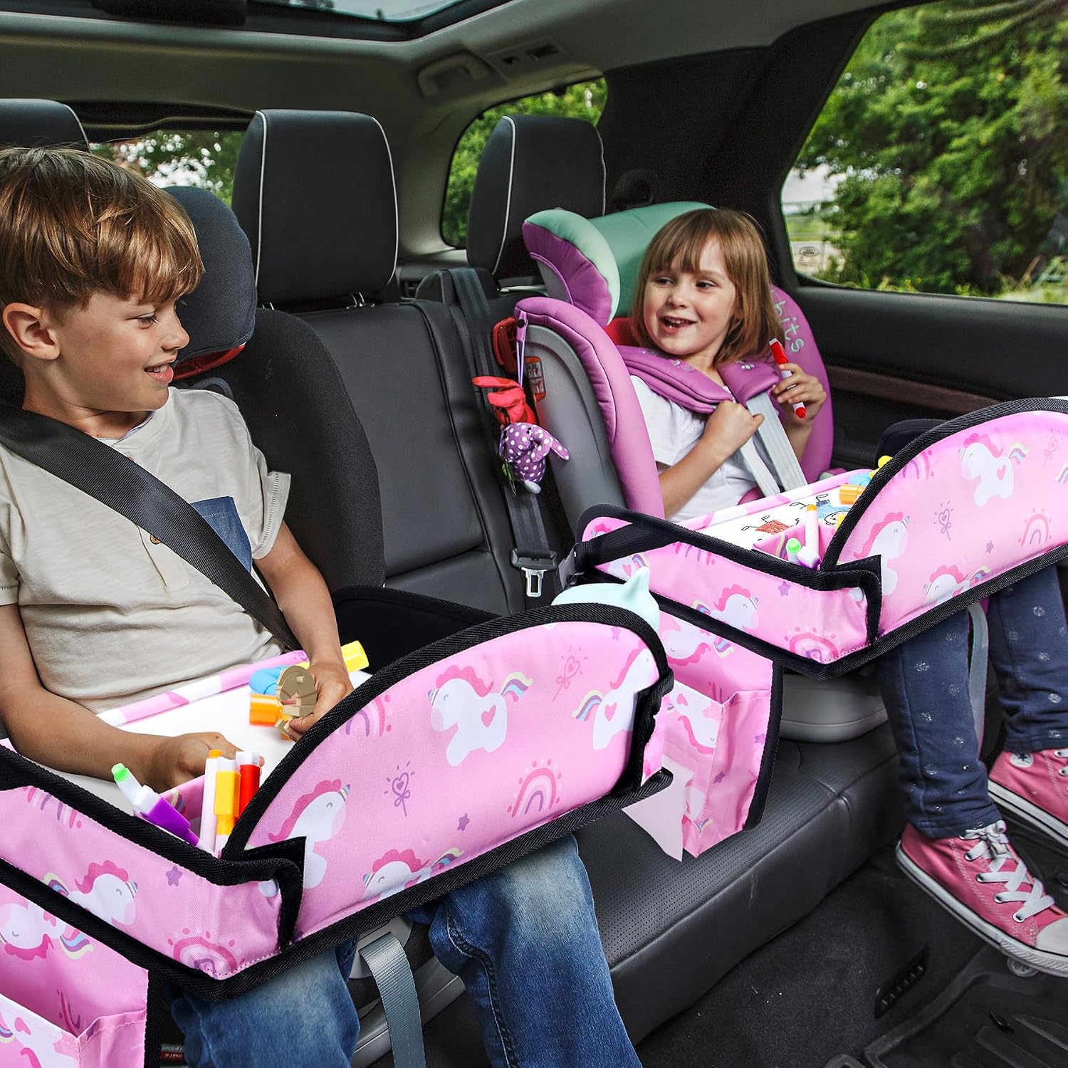 Thumbnail 6 de WENRENER Kids Travel Tray for Car Seat