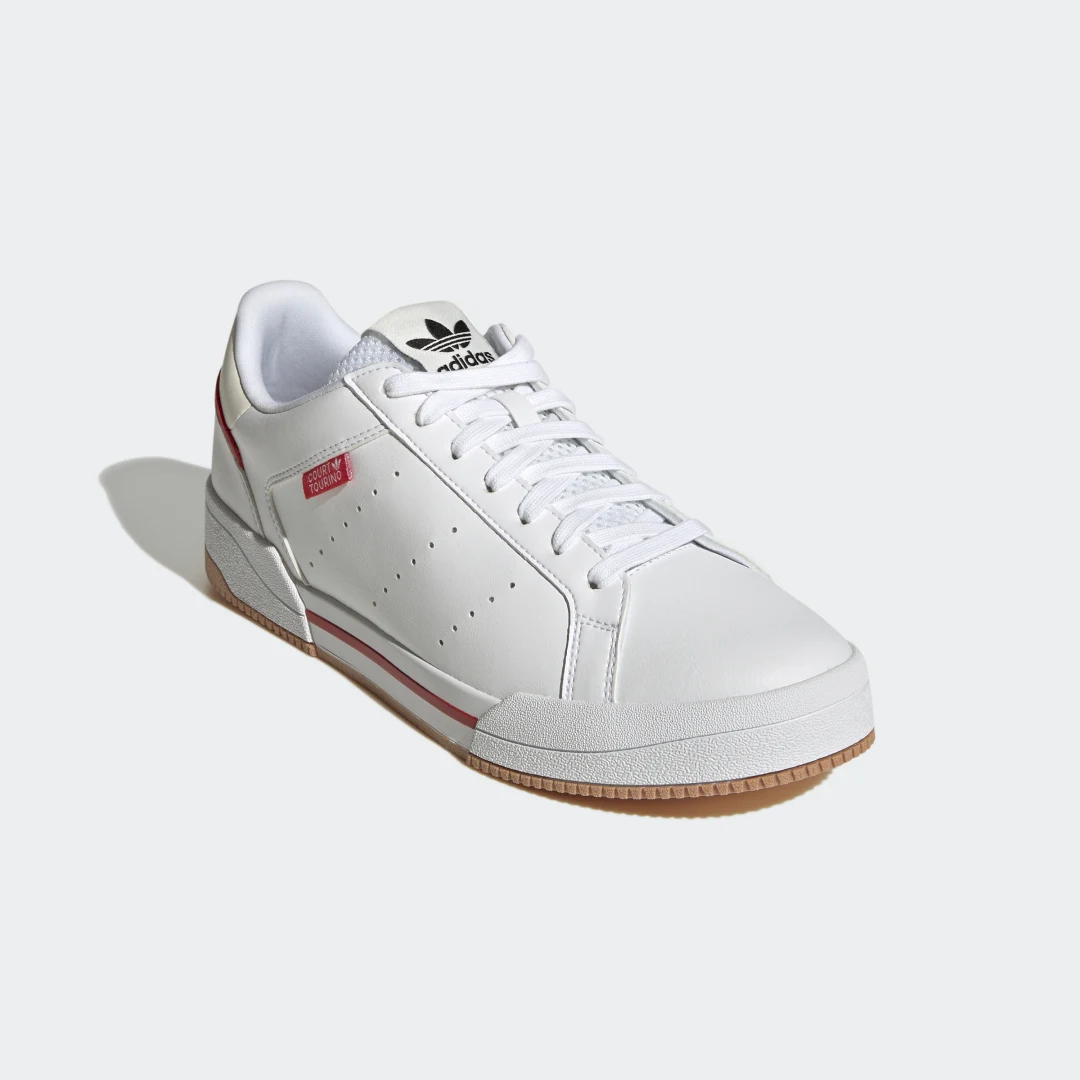 Detalle de Adidas Zapatilla Court Tourino: blanco para la pista, con envío y devolución incluidos