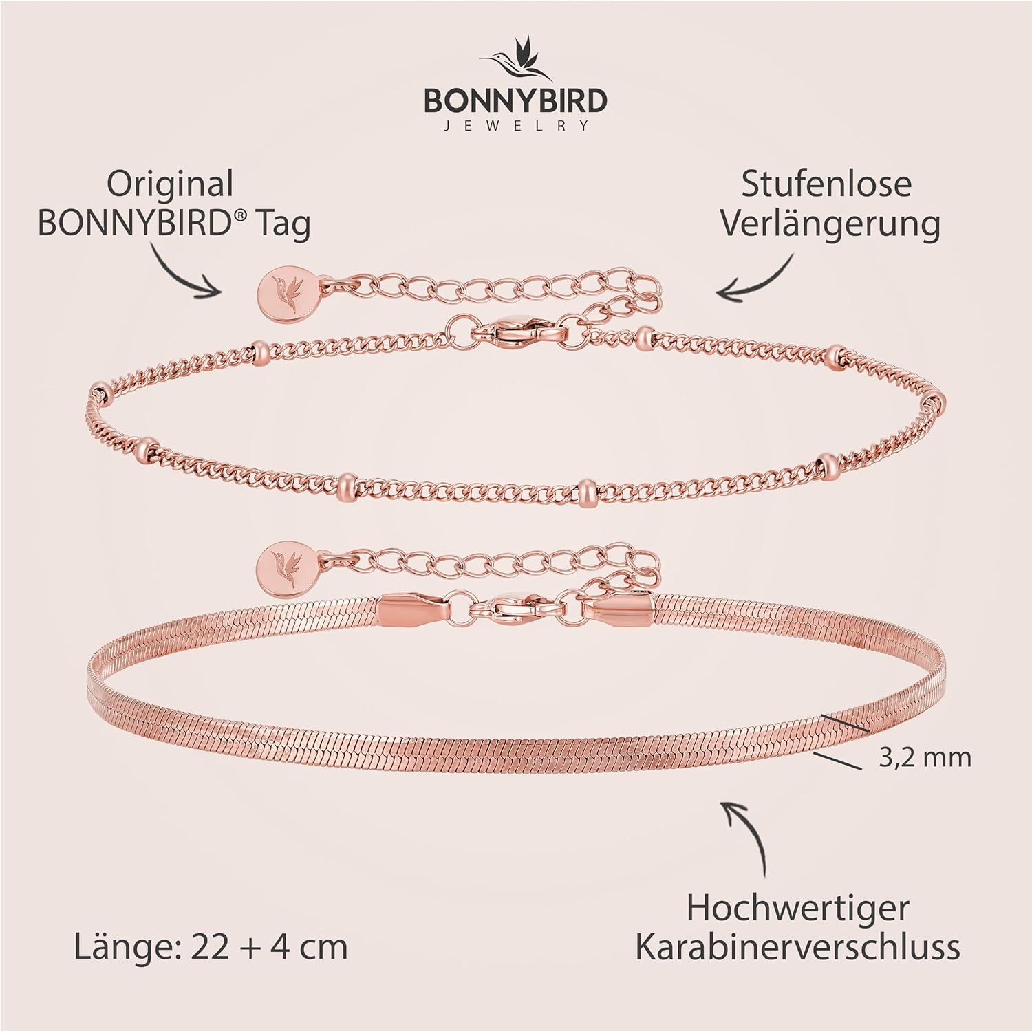 Thumbnail 4 de BONNYBIRD BonnyBeach Fußkettchen 22–26 cm