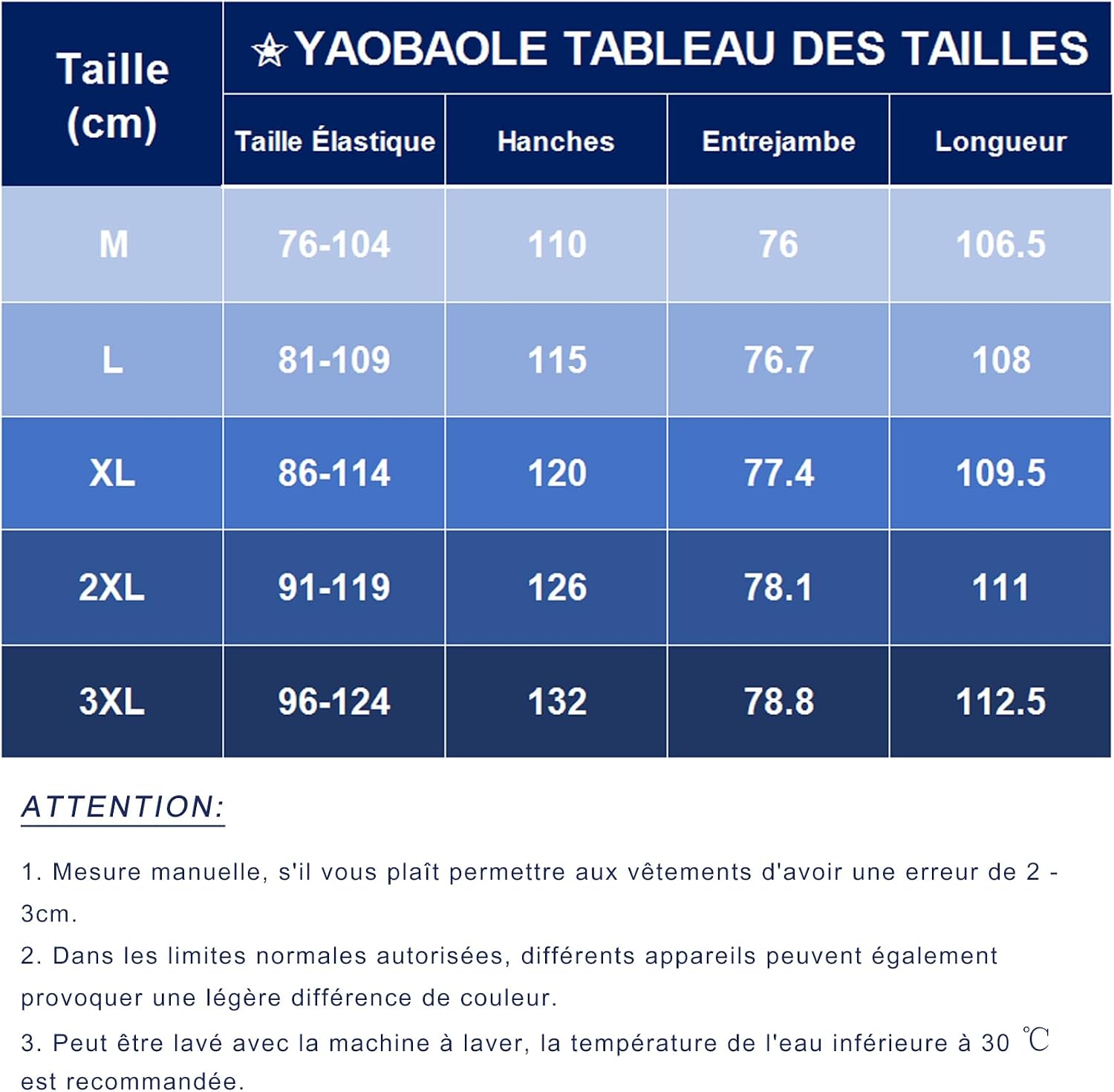Thumbnail 5 de YAOBAOLE Pantalon cargo homme coton taille élastique avec multi-poches