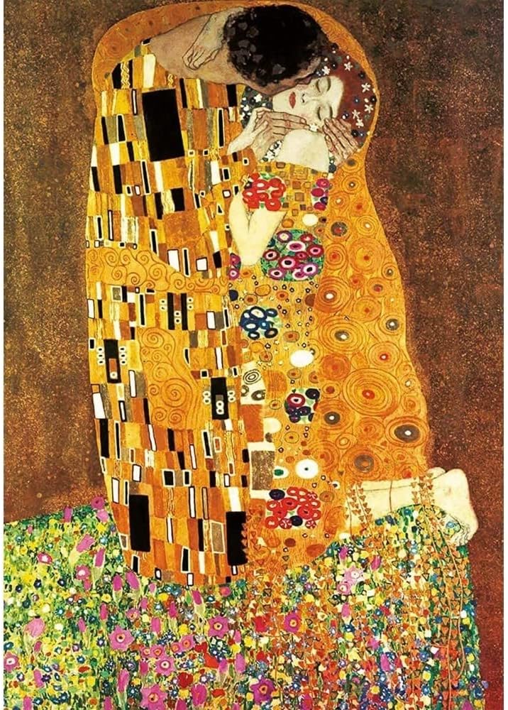 Thumbnail 1 de Educa Puzzle adulte 1000 pièces Art Collection – Klimt : Le Baiser + Les Vierges (pack de 2)