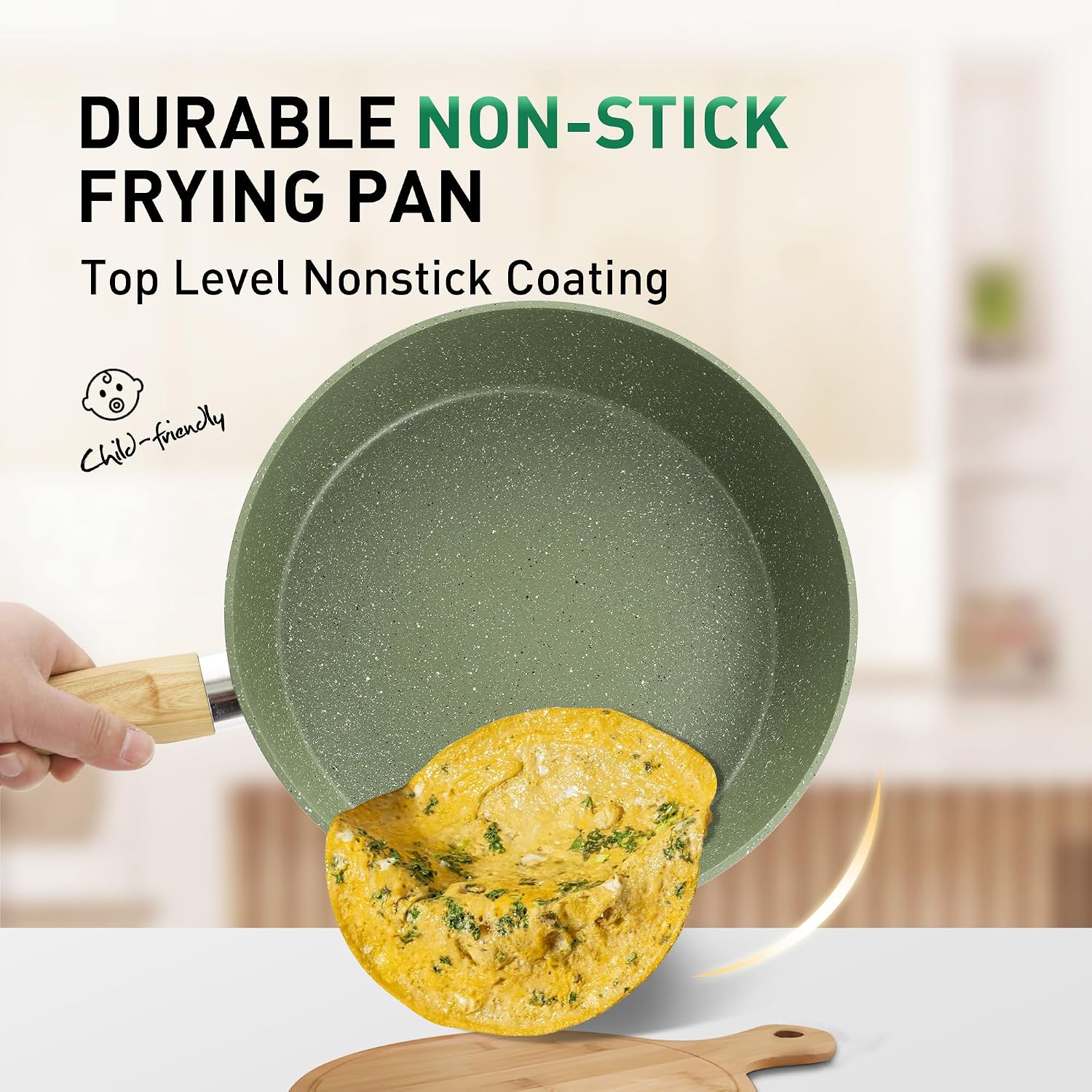 Detalle 2 de Kitchen Academy 12-Piece Nonstick Cookware Set