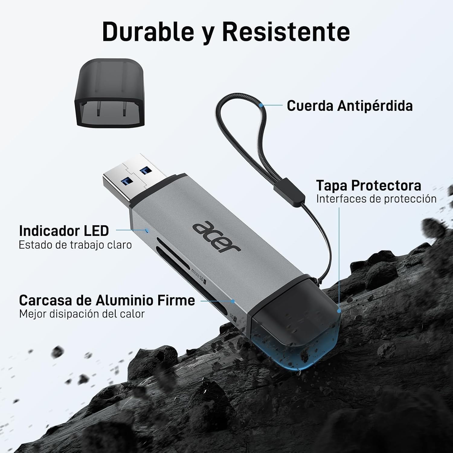 Thumbnail 6 de acer Lector SD/Micro SD USB C 2 en 1