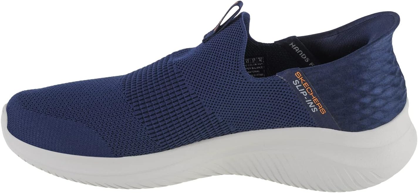 Detalle de Skechers Men’s Ultra Flex 3.0 Smooth Step Slip-On Trainers (Navy) – UK 7