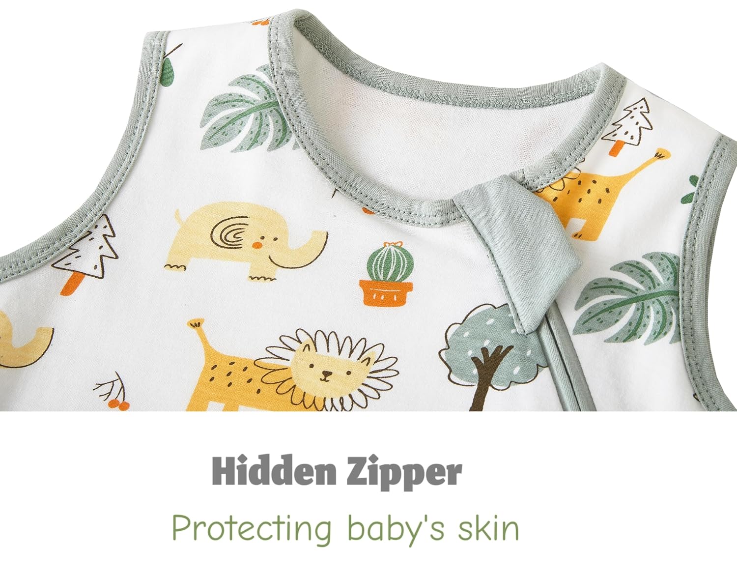 Thumbnail 3 de Chilsuessy Baby-Schlafsack 1,5 Tog im 2er-Set aus 100% Baumwolle – Ganzjahr, 78 cm (6–12 Monate)