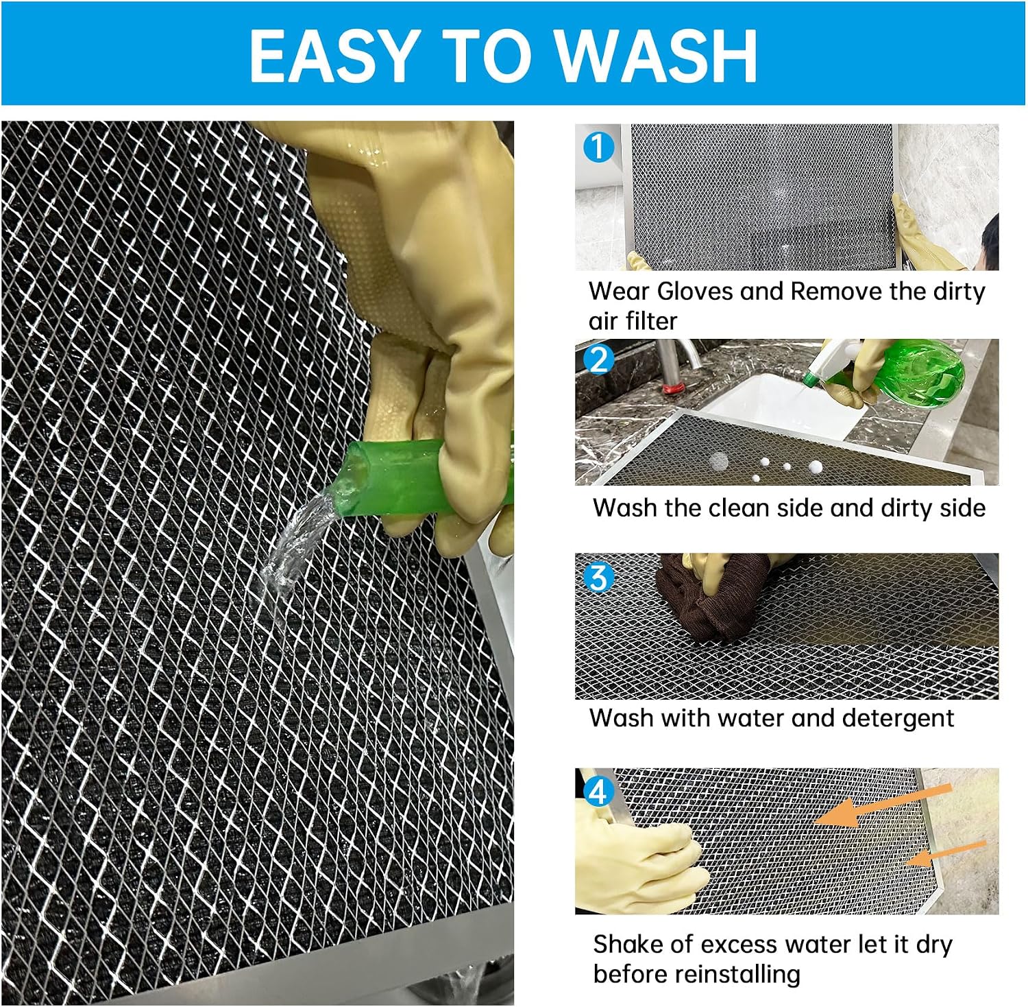 Thumbnail 6 de UBeesize Electrostatic Air Filter MERV 8
