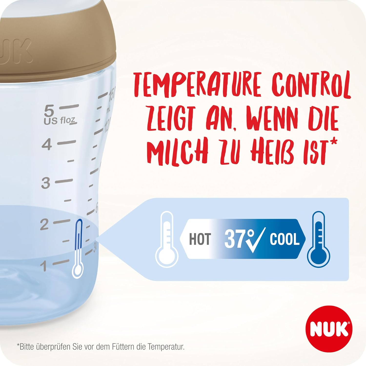 Detalle 2 de NUK Perfect Match Babyflaschenset 150 ml