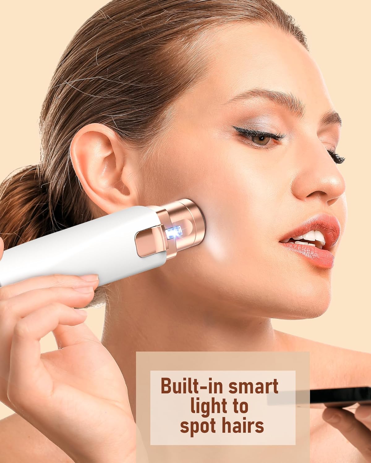 Thumbnail 3 de Eyebrow & Facial Hair Trimmer 2‑in‑1 1 rechargeable wand ✂