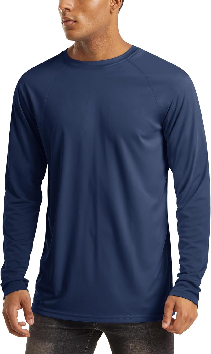 Detalle de MAGCOMSEN Men’s Long Sleeve UPF 50+ UV Sun Protection Athletic Shirt