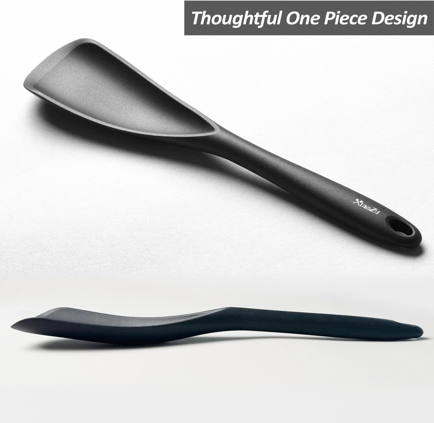 Detalle de Silicone spatula spoon set, 2-piece