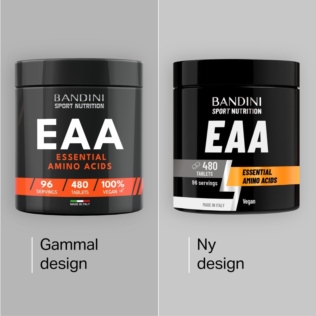 Detalle 2 de BANDINI EAA-tabletten met 9 essentiële aminozuren, veganistisch en suikervrij