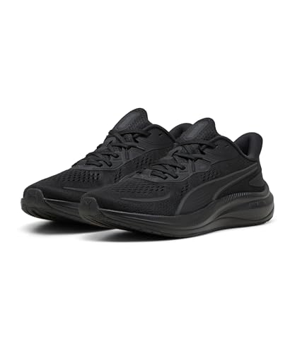 Detalle de Puma Skyrocket Lite Unisex – Tenis Negro Plata Mate, 39 EU