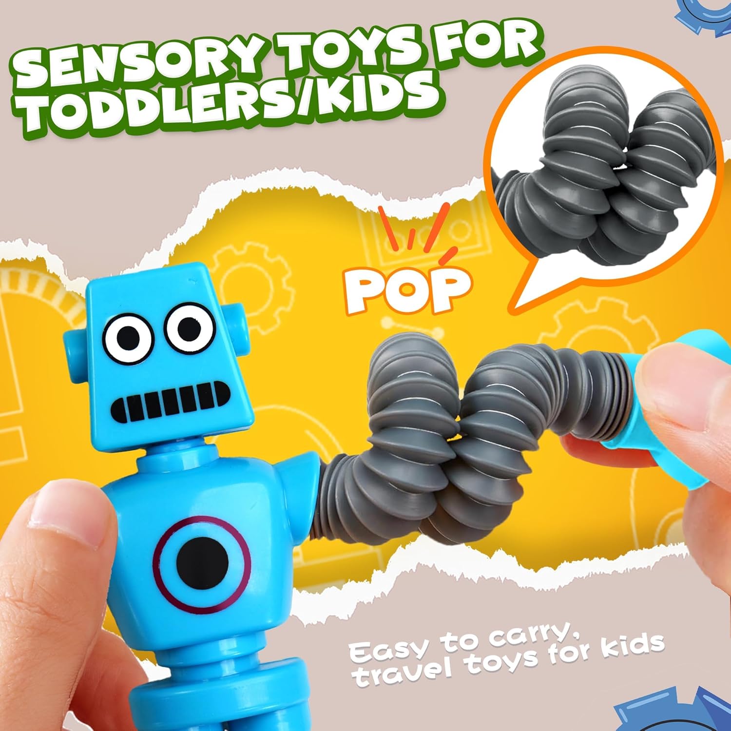 Detalle de Telescope Suction Robot Toy 4pcs