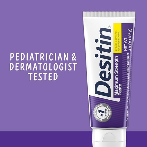 Detalle de Desitin Maximum Strength Diaper Rash Paste with 40% Zinc Oxide, 4.8 oz