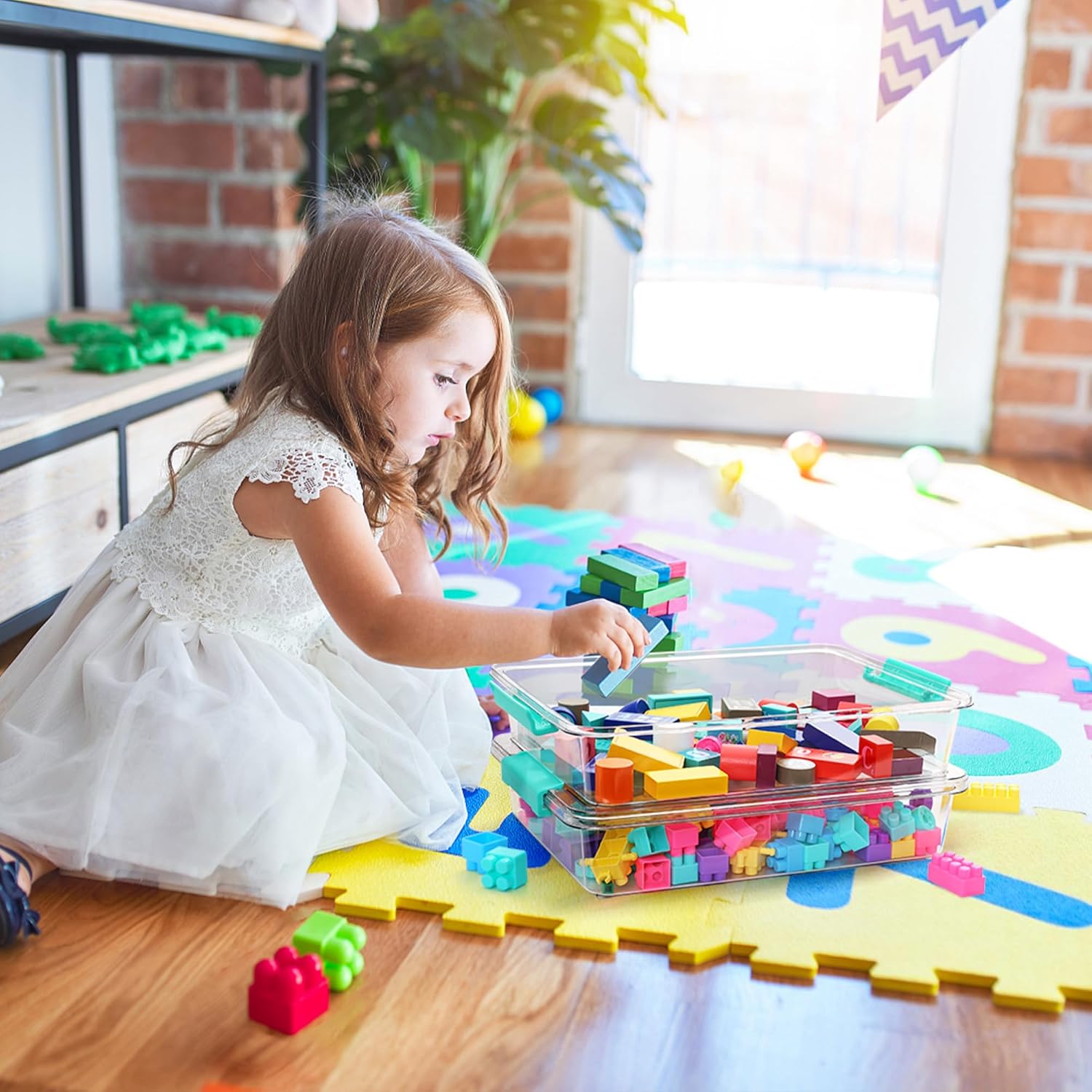 Thumbnail 4 de Vtopmart 6 Qt Plastic Storage Bins 📦