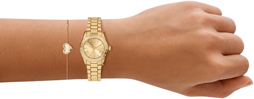 Detalle de Michael Kors Lexington Damen-Armbanduhr, 26 mm Quarz, Edelstahlarmband
