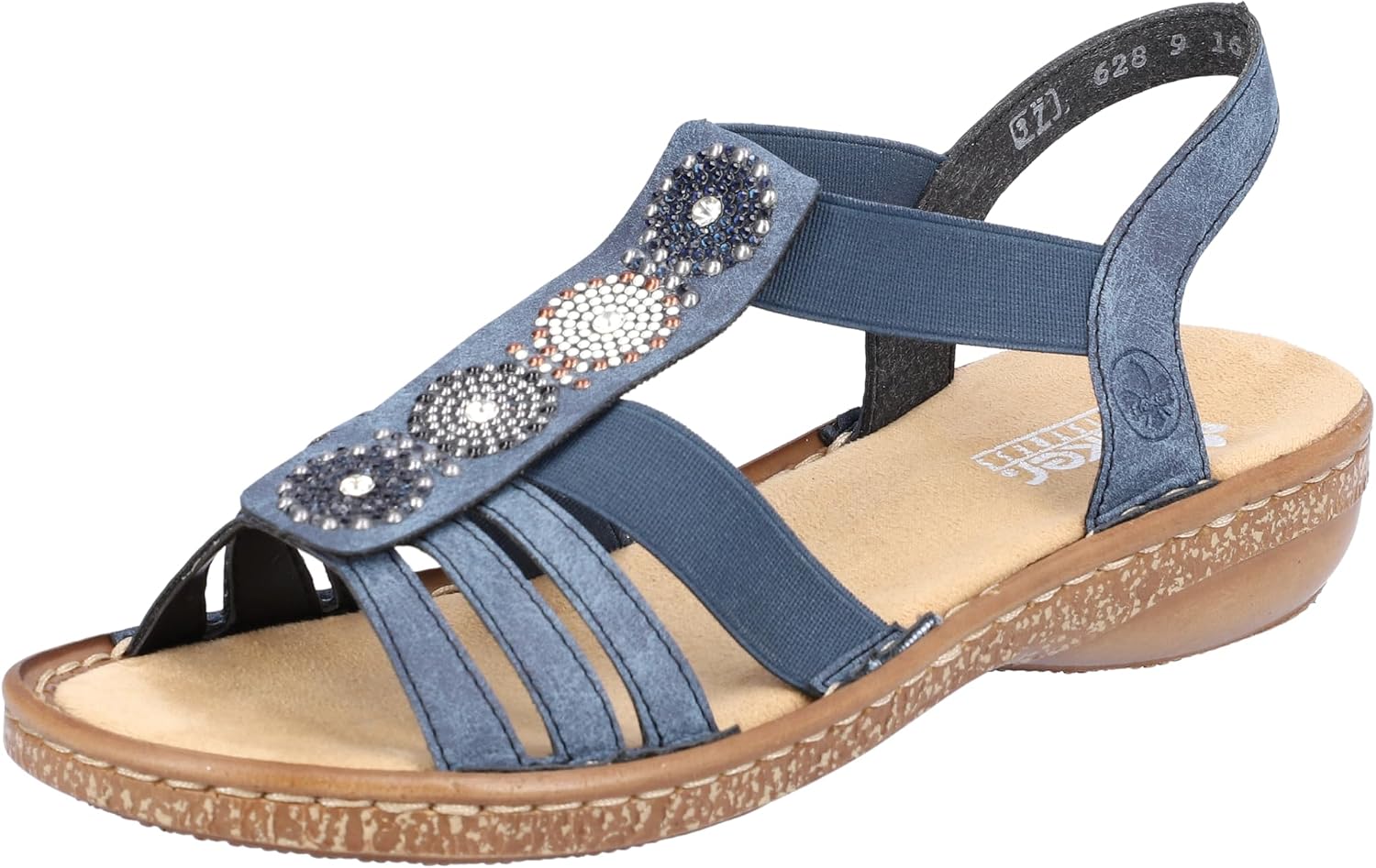 Detalle de Rieker 628g9 Sandale Femme: confort et durabilité pour l’été