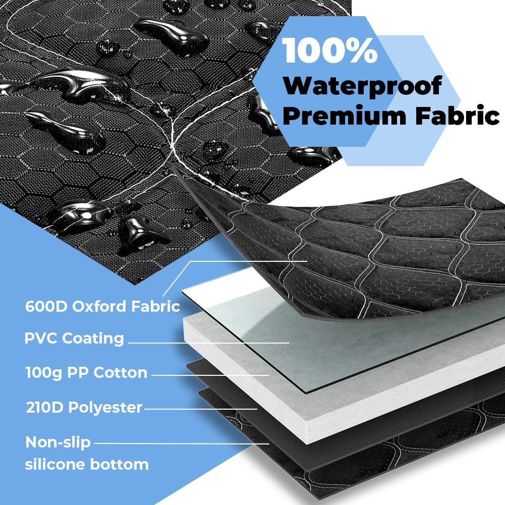Detalle de KYG Protection Voiture Chien Coffre — Housse universelle, résistante et imperméable (185x105 cm)
