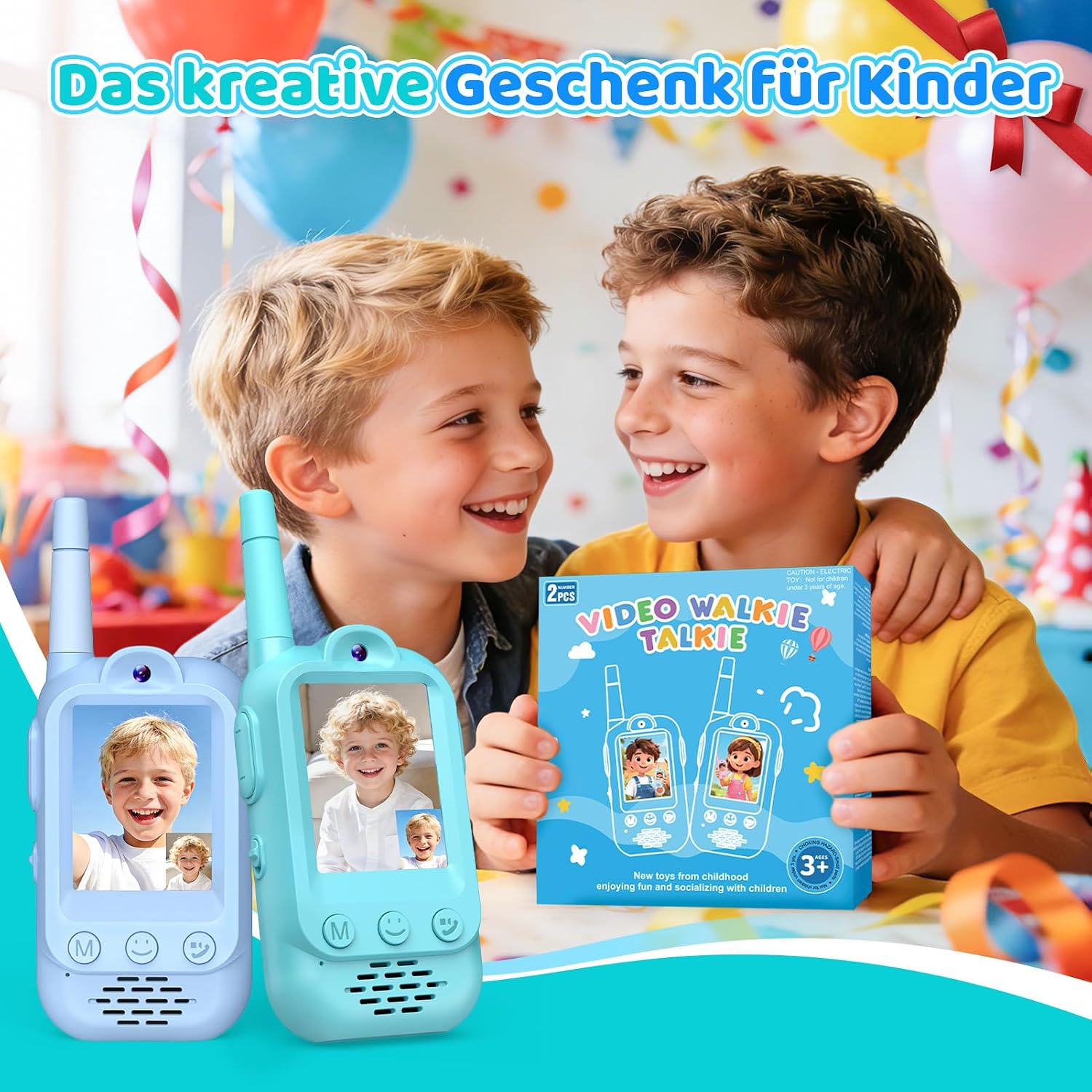 Thumbnail 6 de Video-Walkie-Talkie für Kinder – Aufladbar, mit Kamera und Verschlüsselung