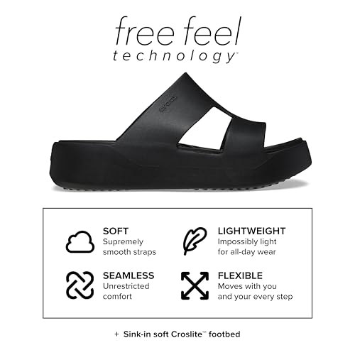 Thumbnail 6 de Crocs Women's Getaway Platform H-Strap in Latte (8 UK) – Lightweight Comfort for Everyday Wear