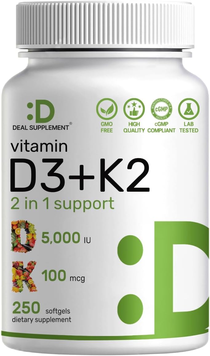 Detalle de DEAL SUPPLEMENT Vitamin D3 Softgels 5,000 IU