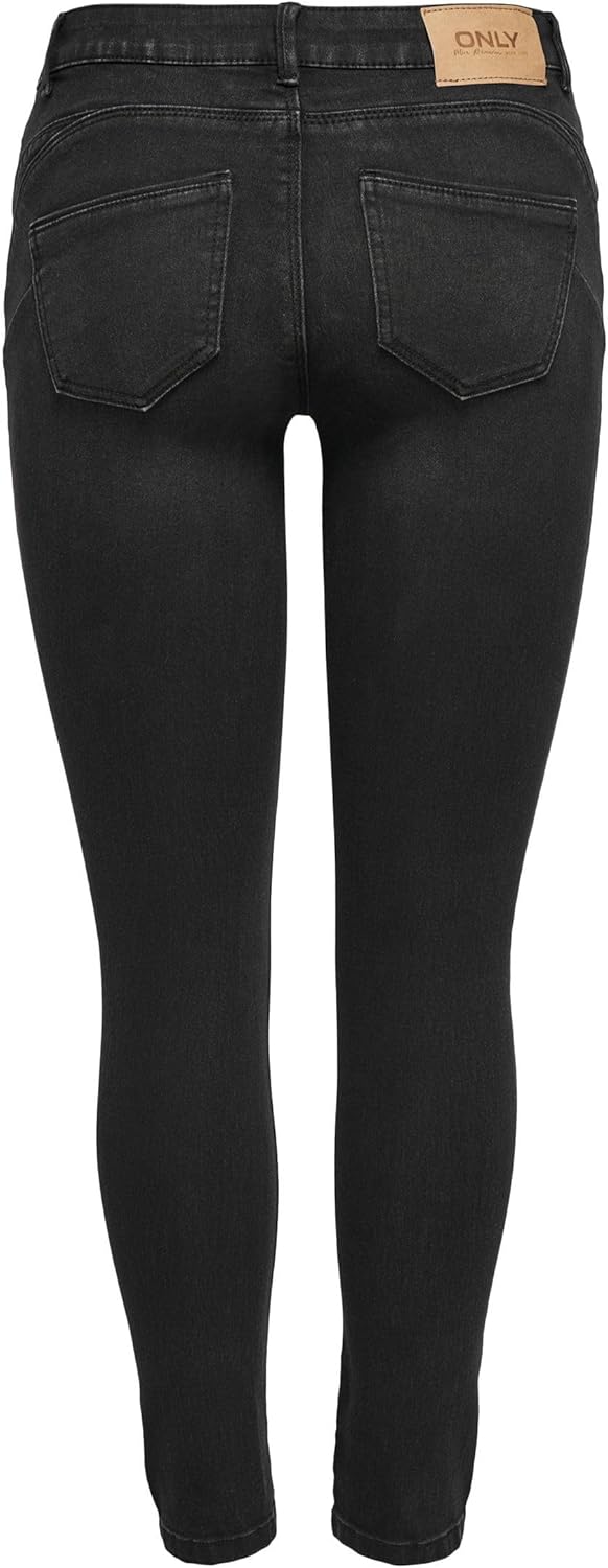 Thumbnail 3 de ONLY Onldaisy reg Push Up jeans skinny da donna vita media in denim misto cotone