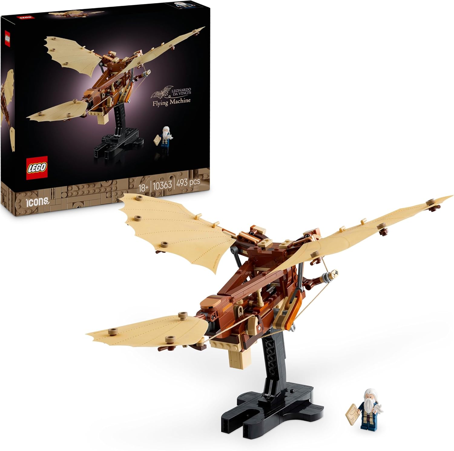 LEGO Icons 10363 Ornitóptero de Leonardo da Vinci