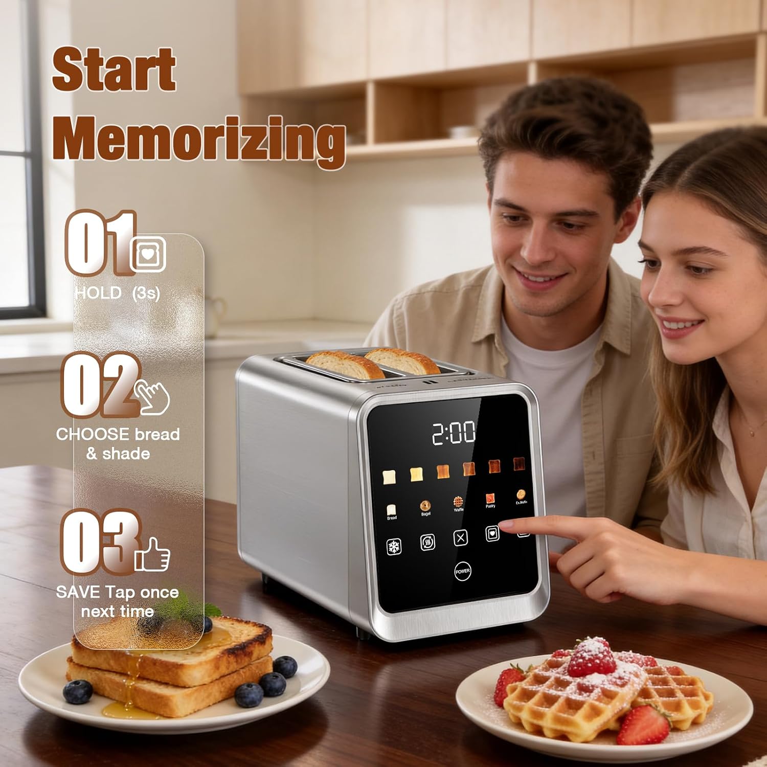 Detalle de Smart Toaster 2-Slice Digital Toaster