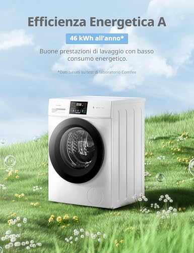 Detalle de COMFEE' Lavasciuga 10/7 kg – Classe A/D, Motore Inverter 1400 Giri