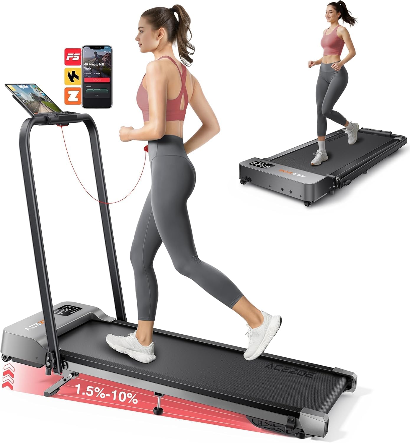 6 in 1 Laufband klappbar 135 kg