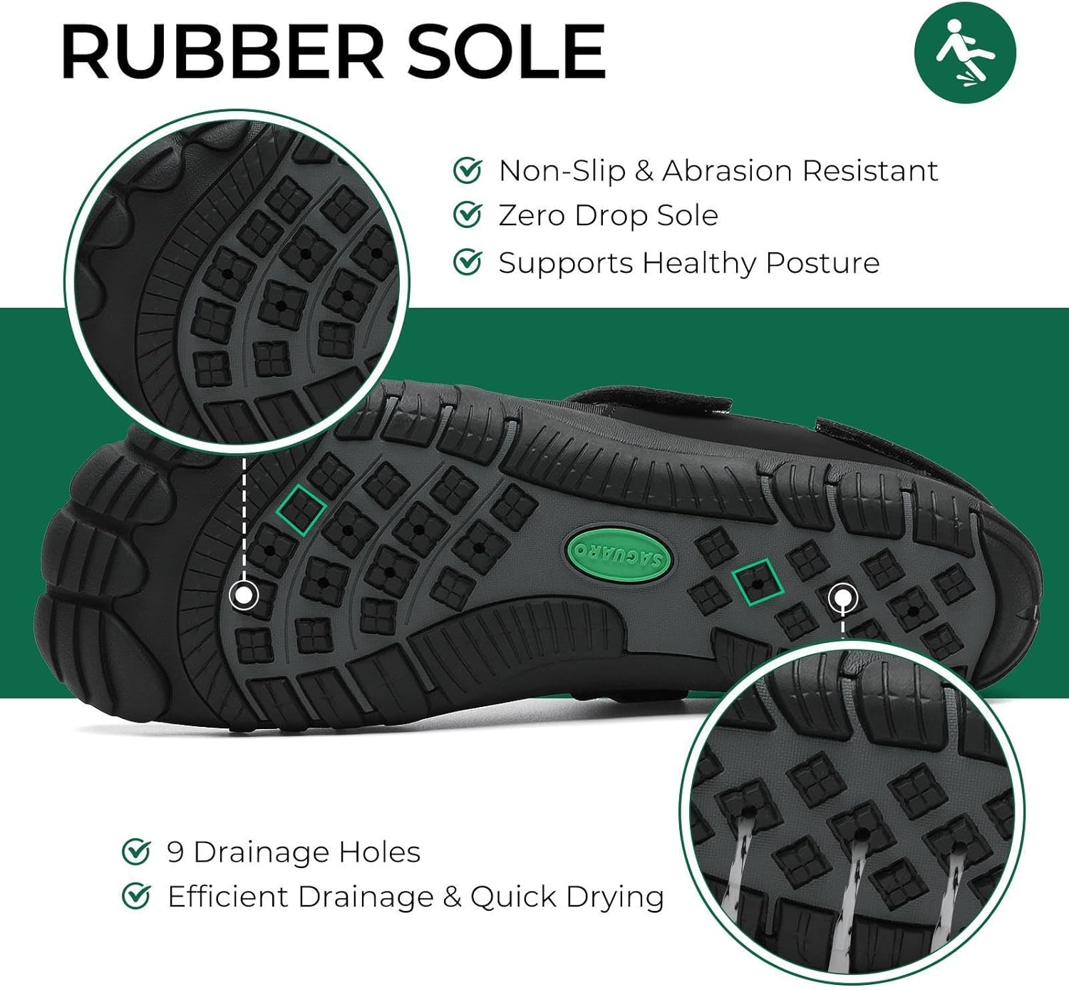 Thumbnail 4 de SAGUARO Badeschuhe – Schnelltrocknende Aquaschuhe für Damen und Herren (35–48 EU)